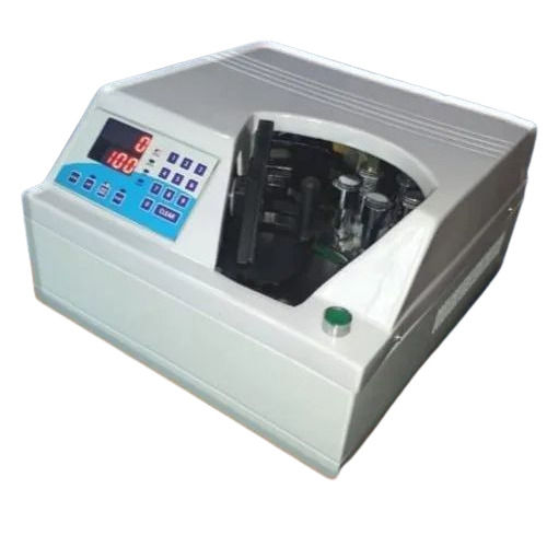 White Sts Table Top Currency Counting Machine For Bank And Shop