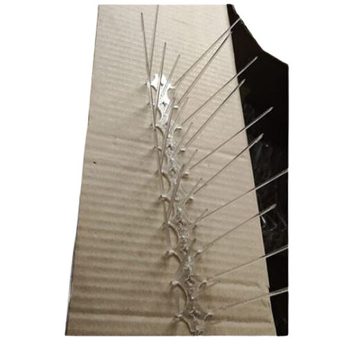 Easy To Install Bird Spikes - Corrosion Resistant, White Color | Ideal for Home and Hotel Use, Crack Proof Design for Bird Protection