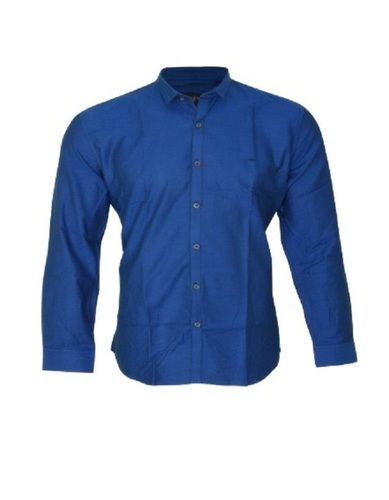 Comfortable And Breathable Plain Full Sleeve Casual Shirts For Men