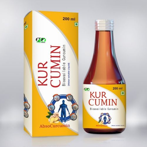 Clinically Proven 200Ml Kurcumin Syrup Ingredients: Bioavailable Curcumin