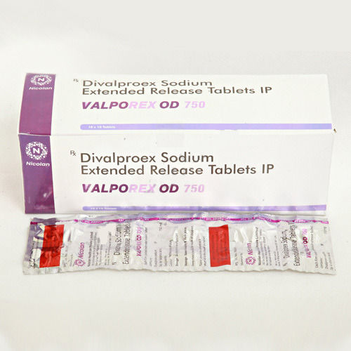 Valporex Od 750 Divalproex Sodium Tablet General Medicines