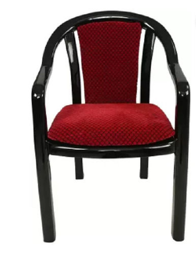 Machine Made Ornate Plastic Chair, Depth 56 Cm, Primary Color Brown, 