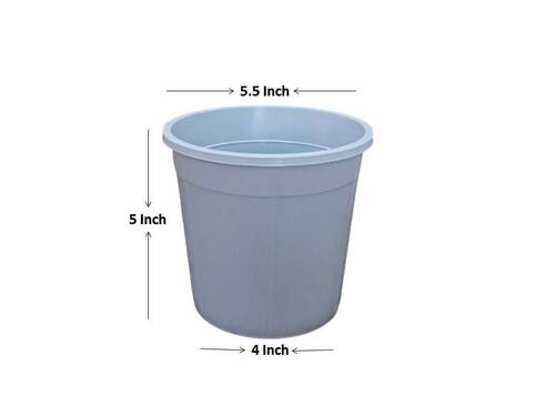 Paint Mixing Round Plastic Empty Bucket (5 Inch)