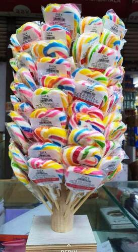 Ready To Eat Delicious Multicolor Fruit Lollipop For Parties