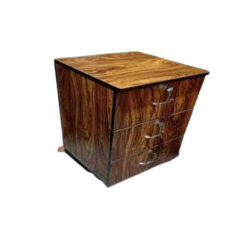 3 Drawer Wooden Side Table