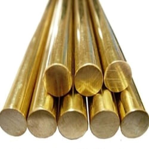 Isi Certified Golden Brass Round Rods