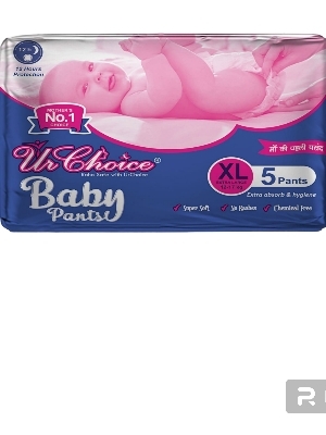 12-17 किलोग्राम आयु वर्ग के लिए सुपर सॉफ्ट और आरामदायक नॉन वोवन डिस्पोजेबल बेबी डायपर