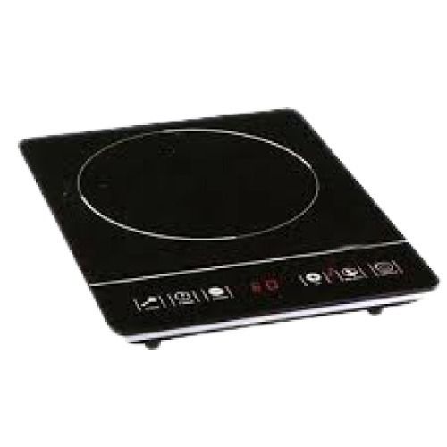 Square Shape Stainless Steel Black Electric Stove  Dimension(L*W*H): 12X12 Inch (In) Inch (In)