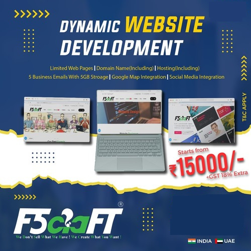 Dynamic Development Services - Limited Web Pages Custom Domain Name Reliable Hosting 5 Business S With 5gb Storage Google Map Integration Social Media Integration