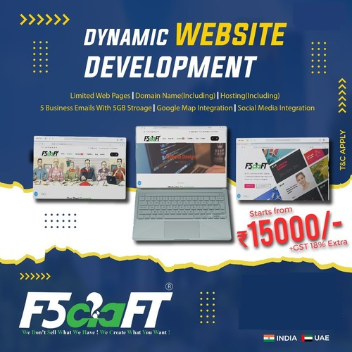 Dynamic Website Development Services By F5craft Software Solution