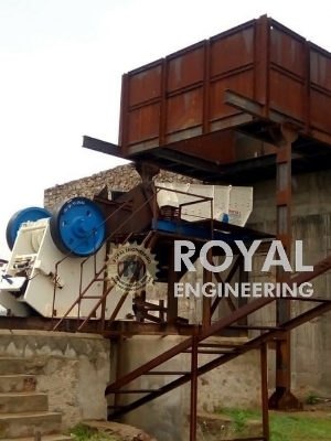 स्वचालित 150 Tph स्टोन क्रशिंग और स्क्रीनिंग प्लांट