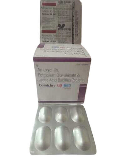 Amoxicillin Potassium Caluvanate And Lacitci Acid Tablets