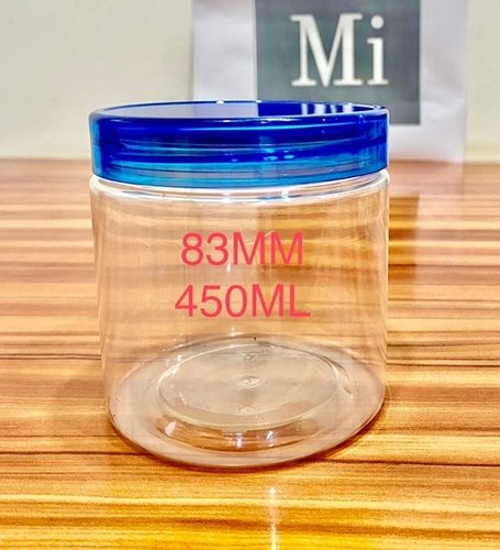 Food Grade 450ml PET Can Jar with Diameter of 83mm