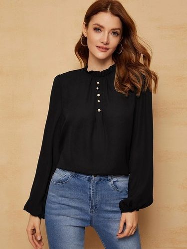 Women Round Neck Full Sleeves Top