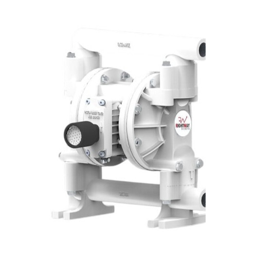 Air Operated Double Diaphragm Pump - Color: White