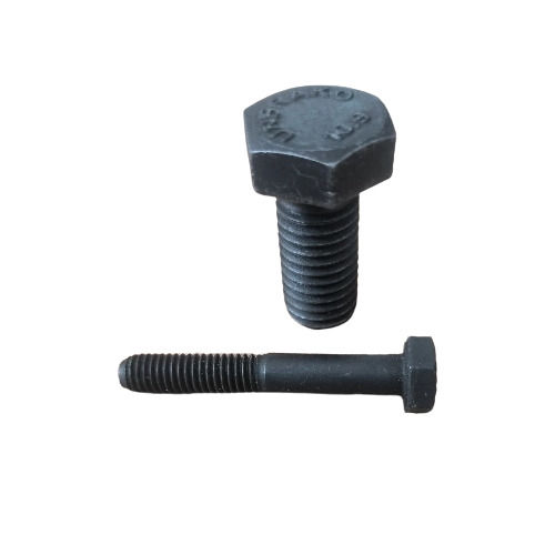 Black Corrosion Resistant Polished High Tensile Mild Steel Hex Bolts For Industrial Use