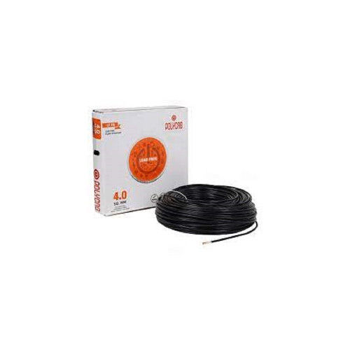 4 Sqmm Polycab Pvc Insulated Fire Retardant (Fr) Frzh Black Cable