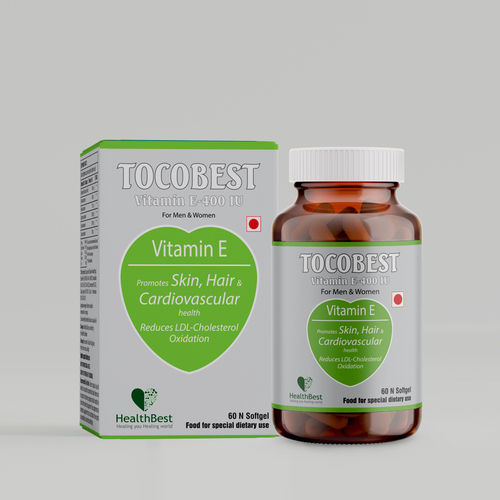 Tocobest Vitamin E -400 Iu Soft Gel Capsules