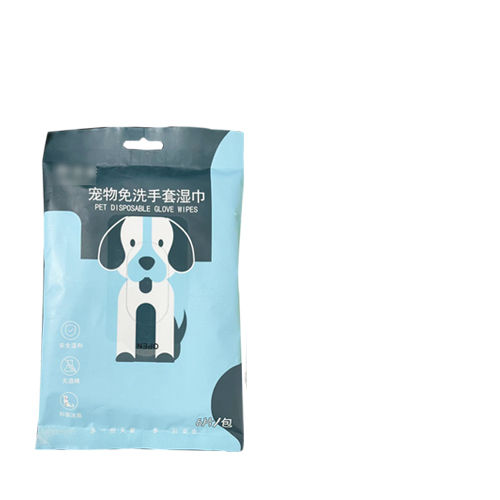 Alcohol Free Pet Disposable Glove Wipes For Pet Grooming