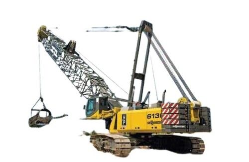 Yellow Heavy Duty Industrial Crawler Crane