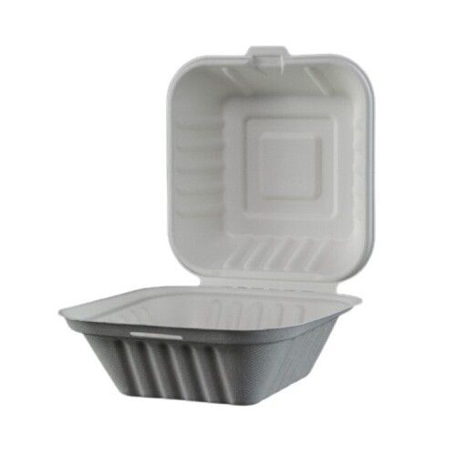 Light Weight Plain White Color Disposable Container Box