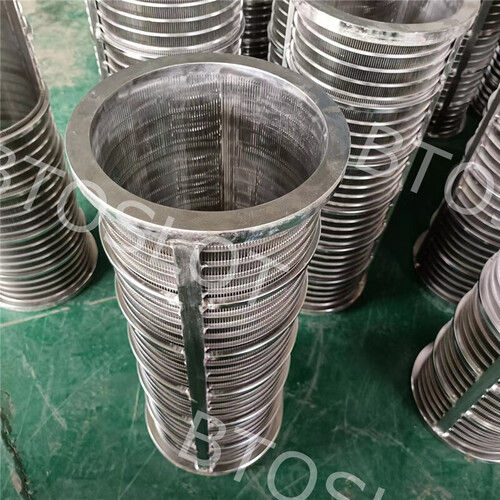 Stainless Steel Cow Dung Manure Separator Wedge Wire Screen Filter Cylinders