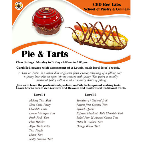 Pie And Tarts Professional Diploma Training Institute