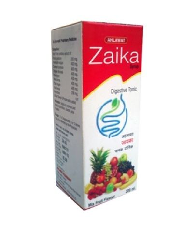 Mix Fruit Flavor Digestive Tonic Zaika Syrup, 200ml Pack