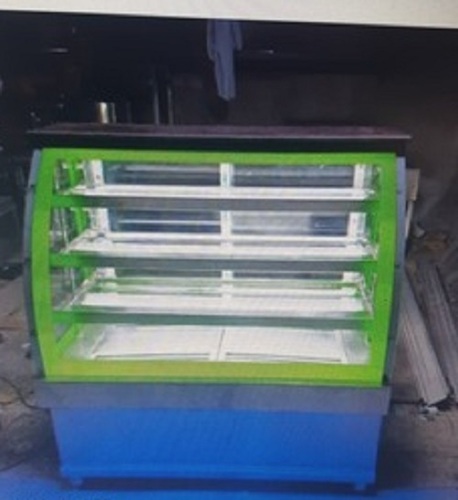 स्वचालित स्टेनलेस स्टील स्वीट एंड केक डिस्प्ले काउंटर