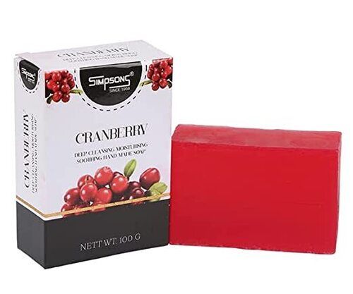 Red Cranberry Herbal Bath Soap