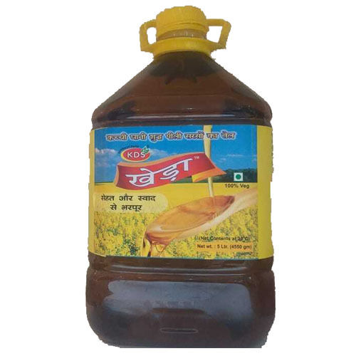 Khera Kachi Ghani Yallow Mustard Oil 5L