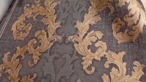 Designer Pvc Wallpaper 21 Inch X 33 Feet - Style: Classic