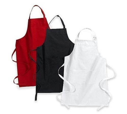 Uniform Washable Plain Pattern Cotton Work Apron