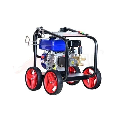 High Pressure Cleaner - Metal Build, 15Mpa Pressure, 13L/min Flow | Lightweight, Gasoline Driven, Portable Design for Versatile Cleaning Applications