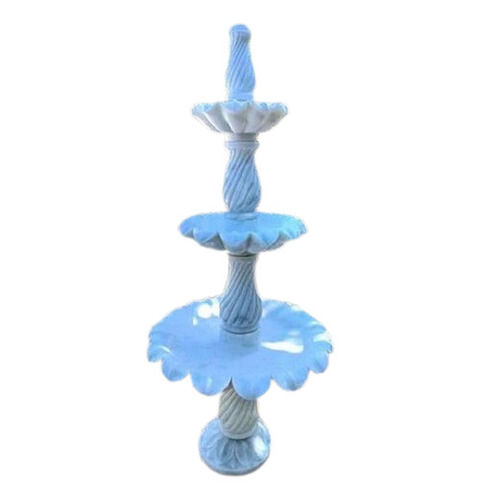 Multi Color Floor Mounted Electrical 3 Tier Decorative Marble Fountain