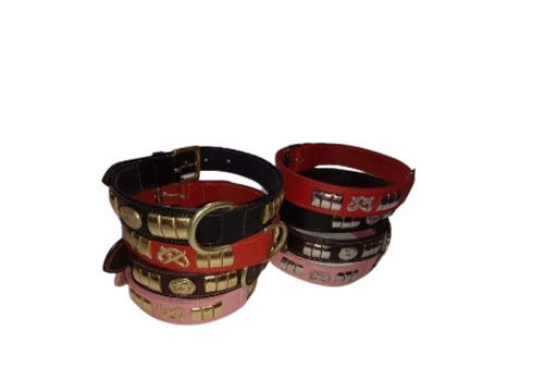 Crack Resistance Leather Dog Collars