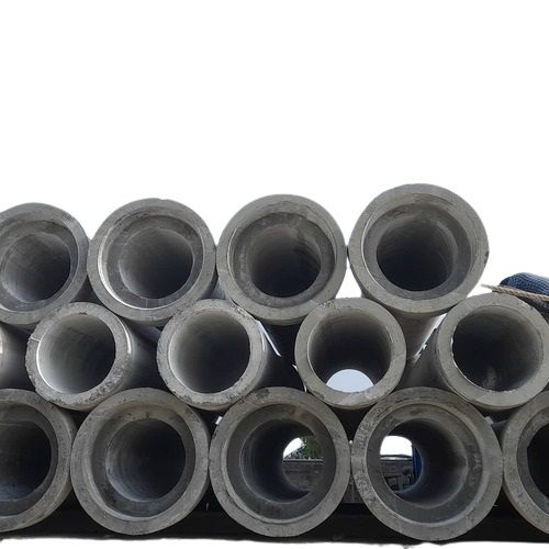 Grey 12 Feet Long Round 600 Mm Rcc Hume Pipes