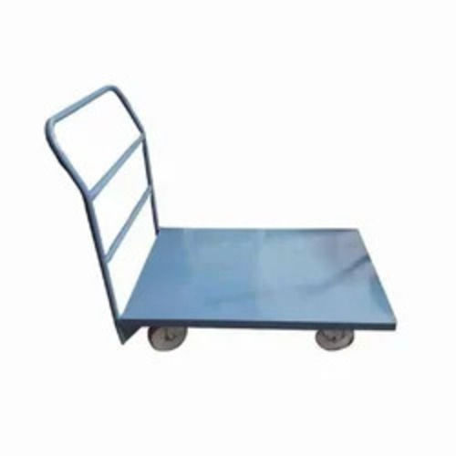 Multicolor Powder Coated Stainless Steel Flat Platform Trolley