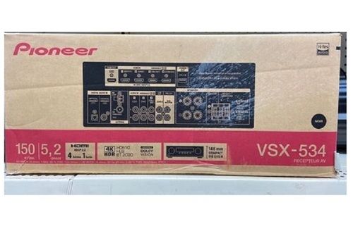 Pioneer Vsx-534 5.2-Channel Av Receiver Dimension(L*W*H): 43.43 X 32 X 17.27  Centimeter (Cm)