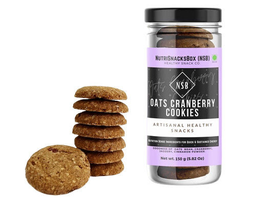 Healthy Protein Oats Cranberry Cookies Fat Content (%): 23 Percentage ( % )