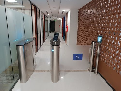 Pedestrian Entrance Control Flap Barrier