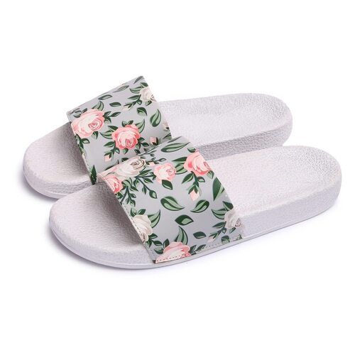 Plastic Fancy Plain Pattern White Color Everyday Wear Girls Slippers at Best in Kolkata | Bajrang Hawai Centre