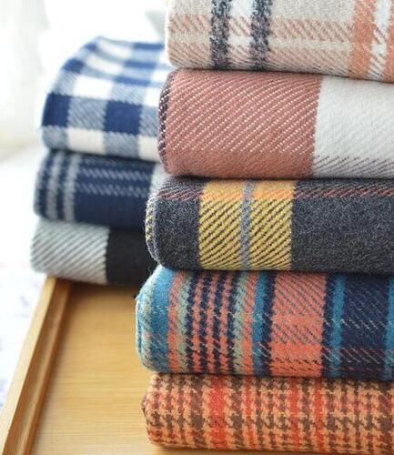 Polyester plaid fabric 58/60