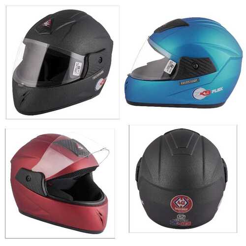 Red Zx9 Flex Full Face Bike Motorcycle Helmet