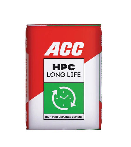 ACC Cement - 100% Pure Powder, Higher Strength , Corrosion Resistant, Sulfate Resistant, Ultra-Fine Natural Sand, Moderate Heat of Hydration, Grey Color