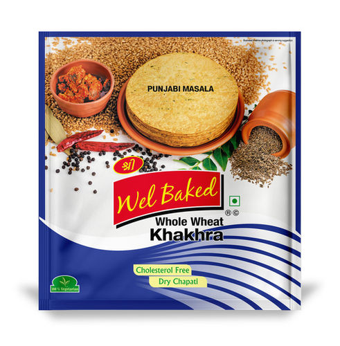 Punjabi Masala Wel Baked Whole Wheat Khakhra