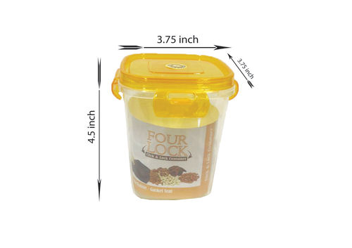 3.75x3.75x4.5 Inch Honey Packaging Plastic Container