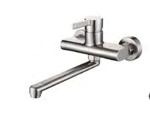 Silver Hg-13013 Leak Proof Hot And Cold Wall Faucet