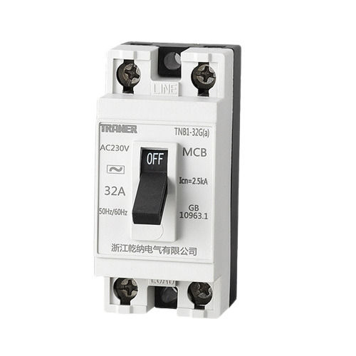 Grey Tnb1-32G, 16A, 32A, Mini Safety Mcb Circuit Breaker