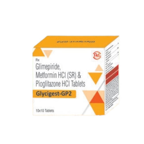 Glimepiride, Metformin HCL and Pioglitazone Tablets, 10x10 Tablets Per Box